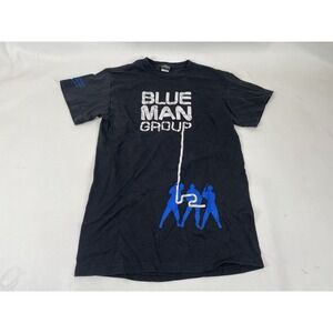 Blue Man Group Universal Studios Preshrunk Cotton Graphic T Shirt Mens S Black